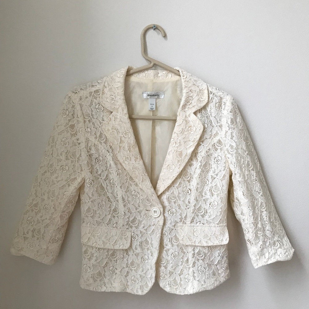 Dress Barn Lace Blazer